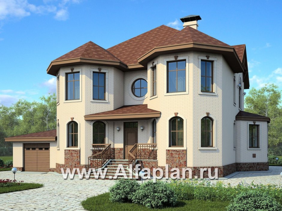 Проект загородного дома 349е «Амбиент»