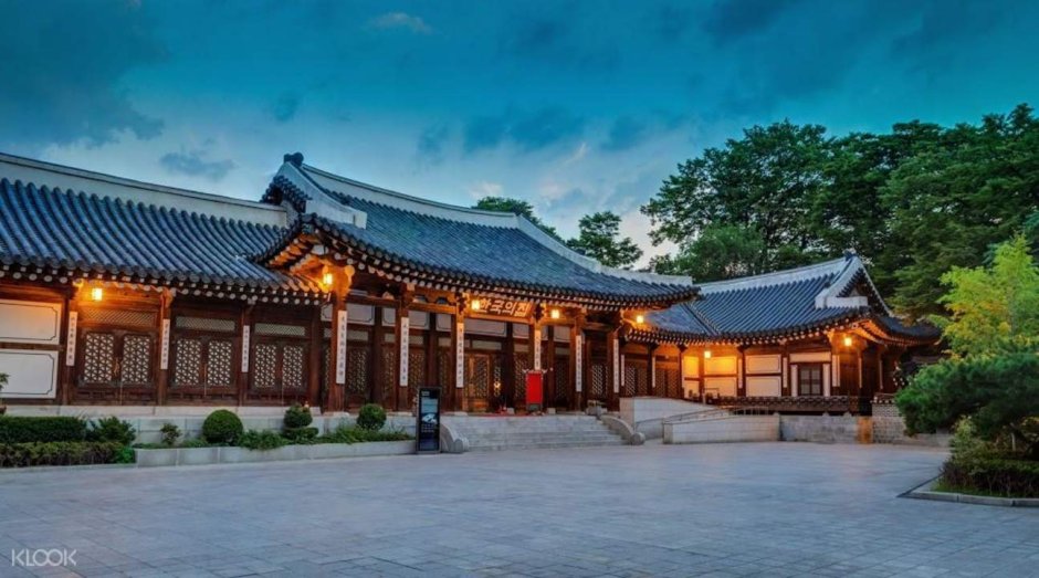 Традиционный корейский дом Ханок