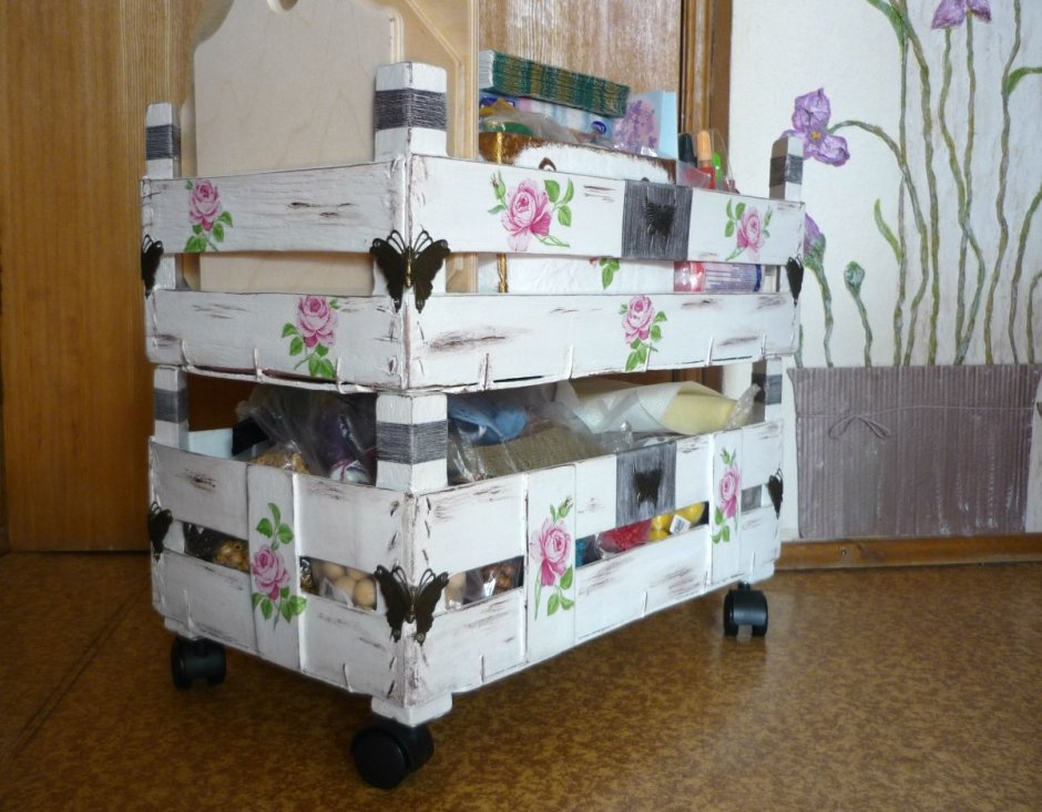 Пластиковые ящики переделка
