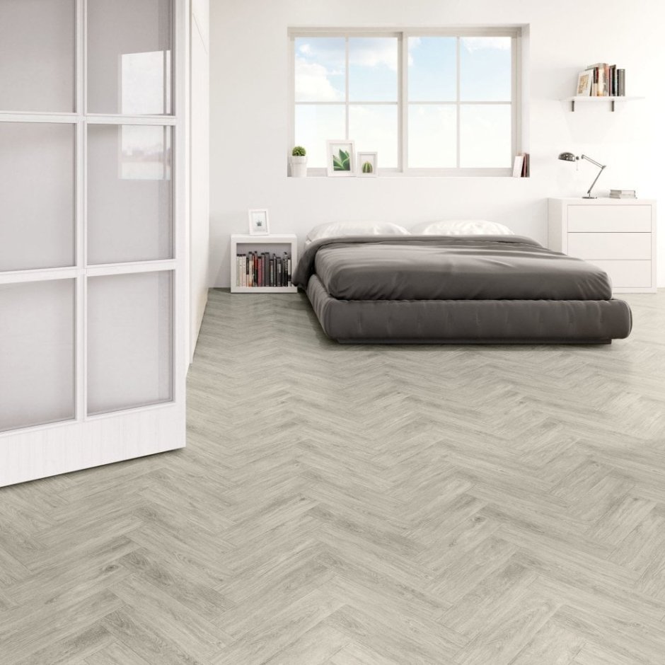 Ламинат Faus Masterpieces s174221 Grey Chevron