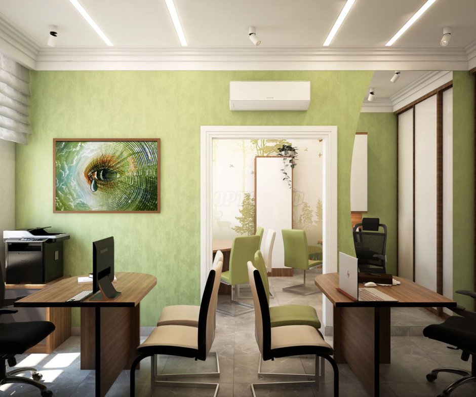 Интерьер небольшого офиса