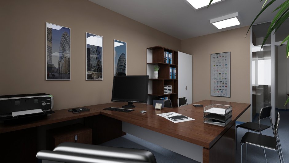 Рабочий кабинет в офисе