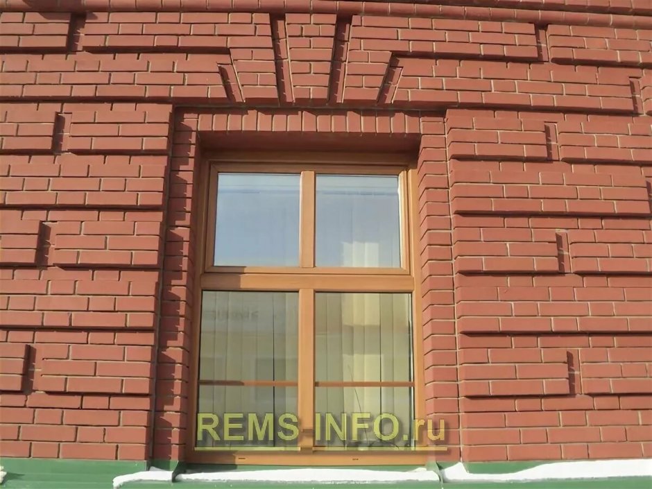 Обрамление окон кирпичной кладкой
