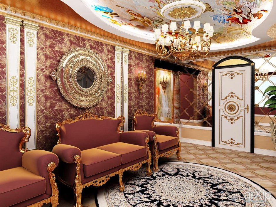 Гостиная Ампир Барокко