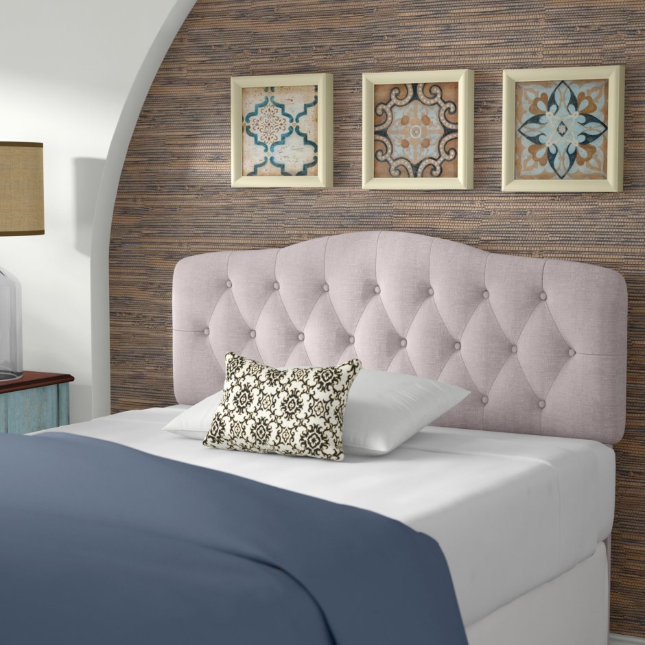 Кровать Elliot Shelter Upholstered Headboard
