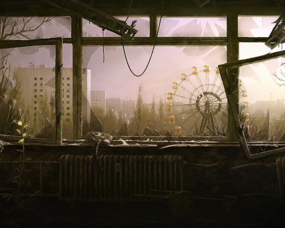 Колесо обозрения Чернобыль сталкер 2