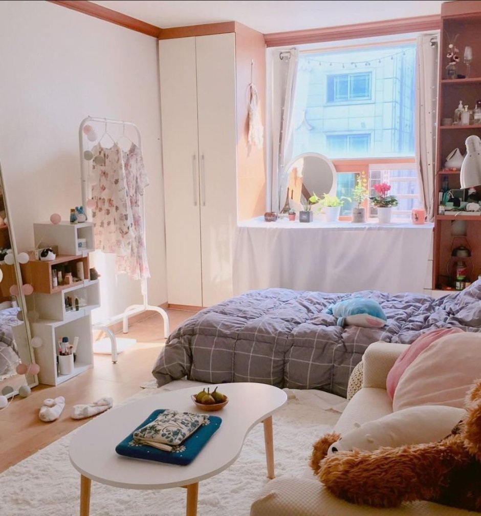 Комната в корейском стиле для девушек