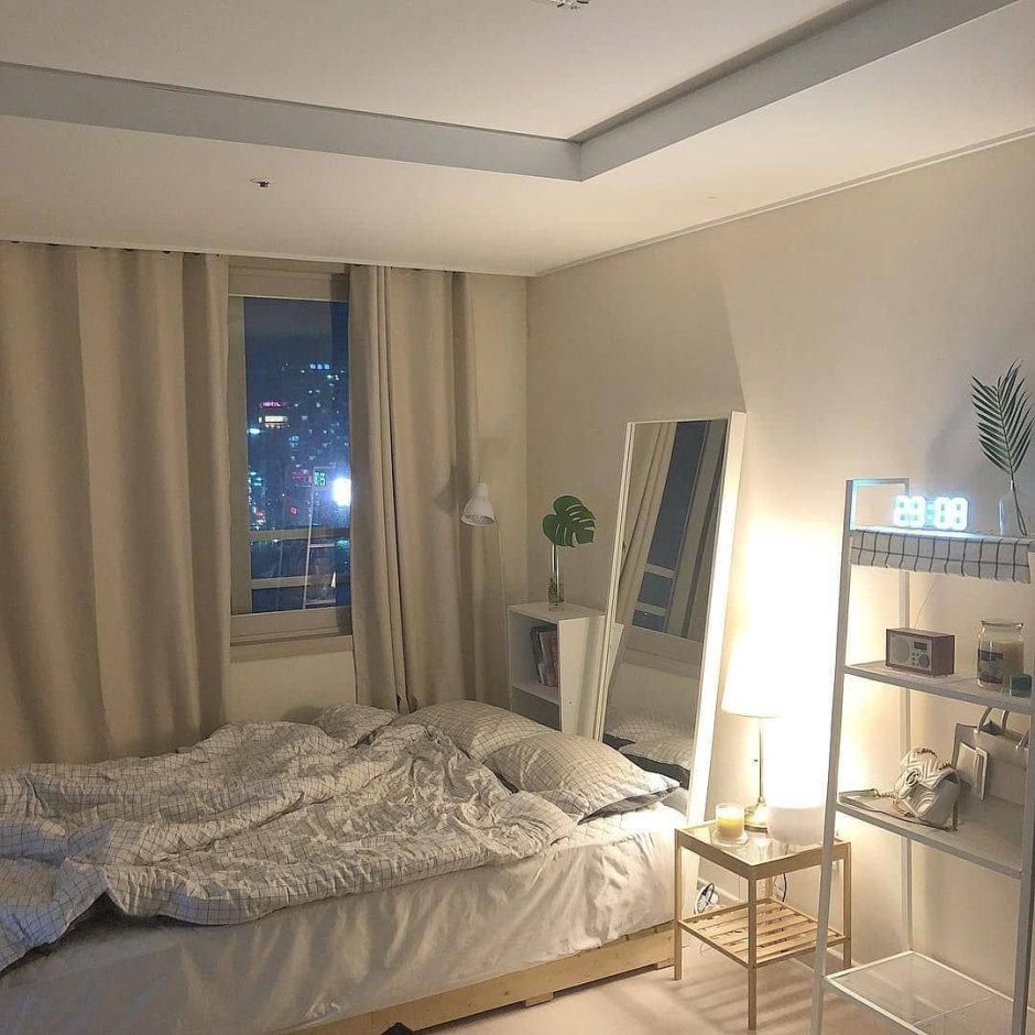 Уютные корейские спальни