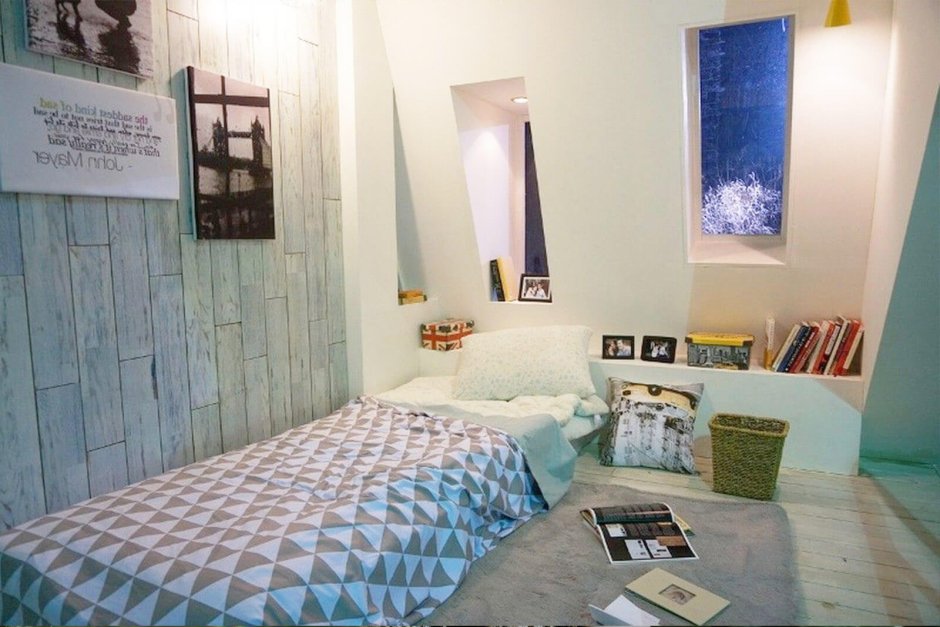 Интерьер комнаты в корейском стиле для подростков