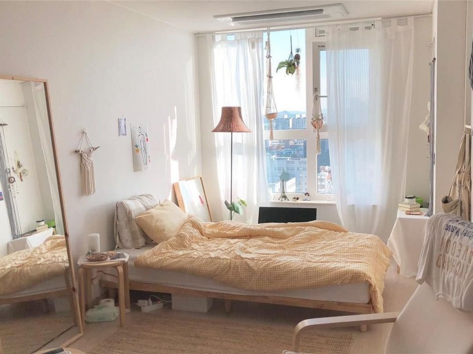 Спальня в корейском стиле для девушек