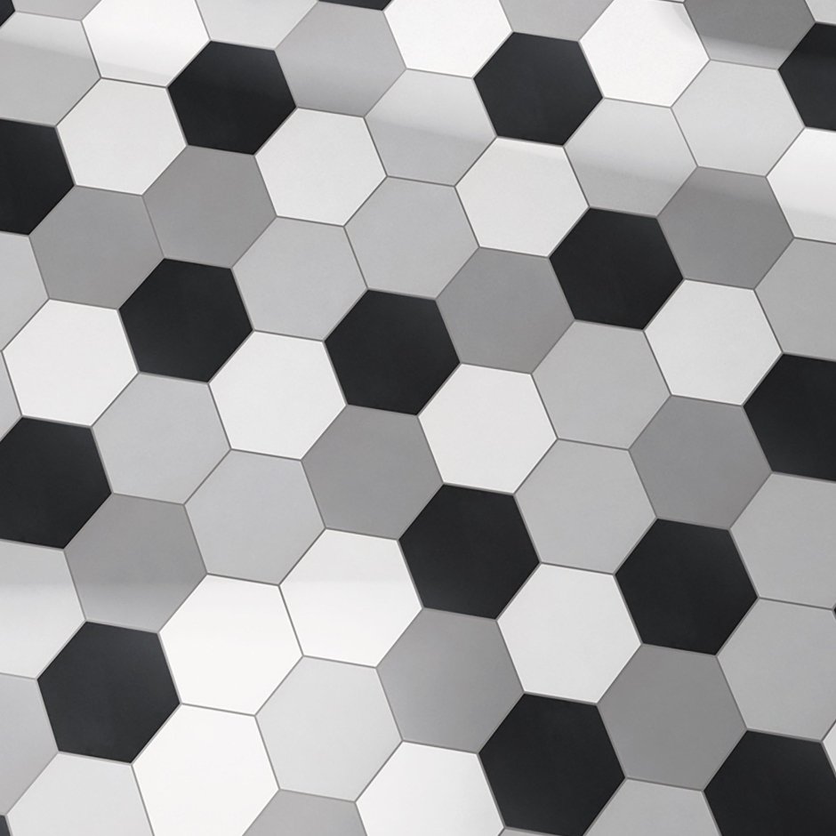 Retro 8″ Hexagon Tile
