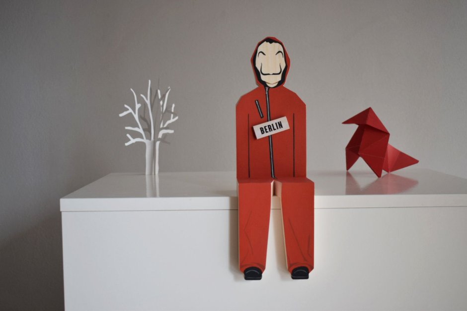 Оригами профессора la casa de papel