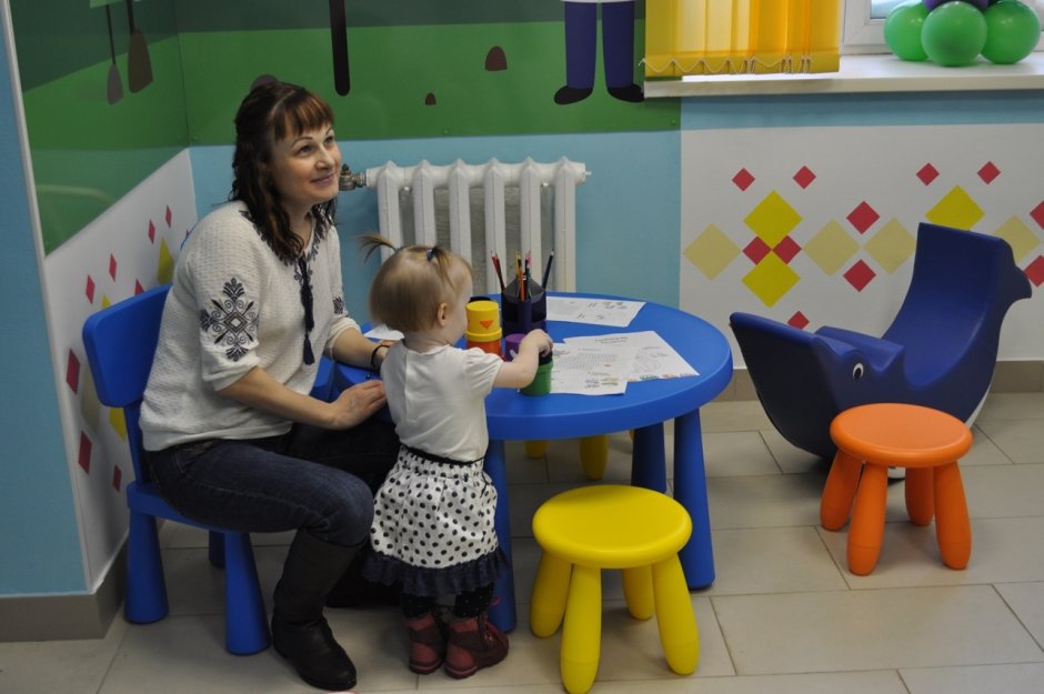 Детская зона в поликлинике