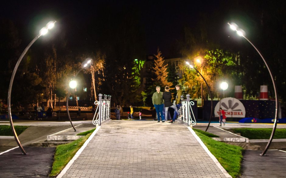 Освещение парков