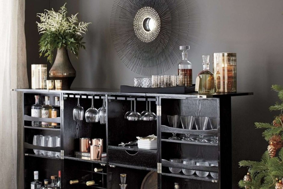 Бар комод Crate and Barrel
