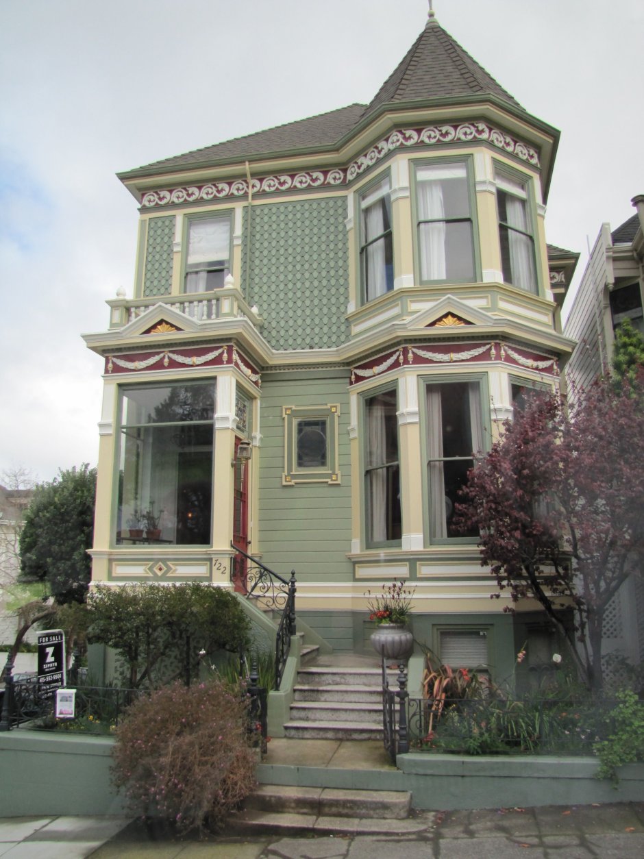 Дом в стиле викторианской эпохи Сан-Франциско