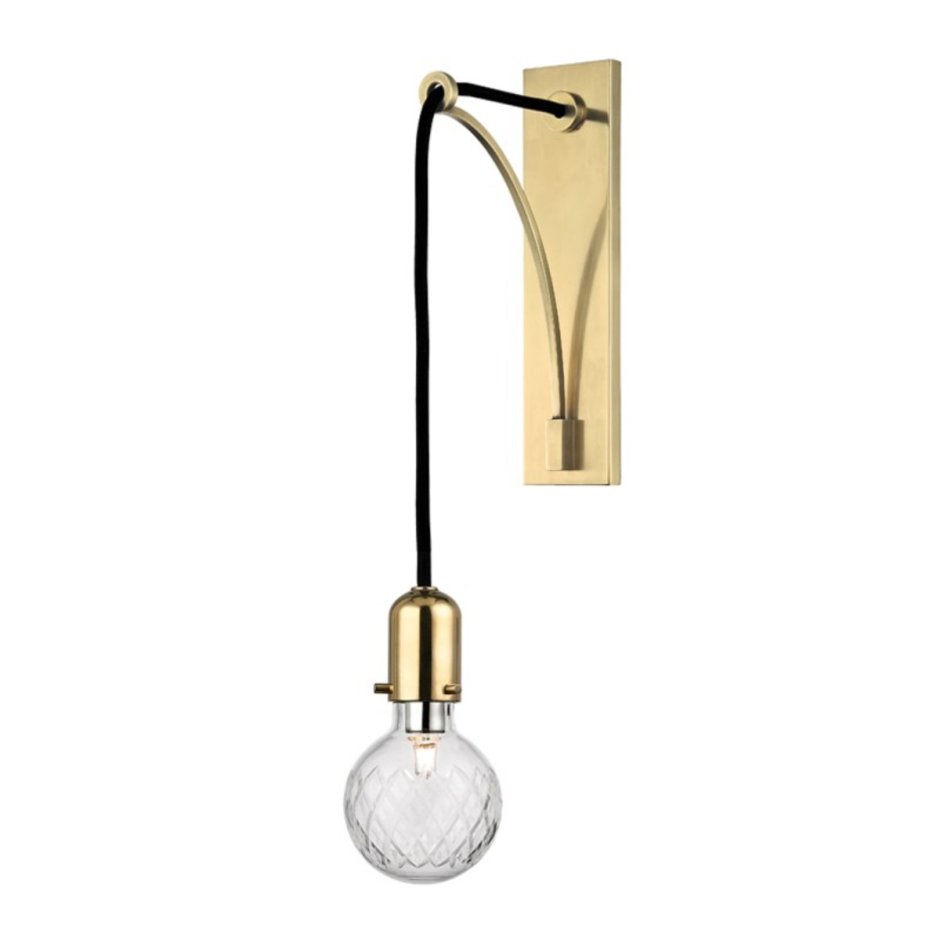 Светильник Post Modern Gold Wall Lamp led Mirror Wall Light Glass lampshade Sconce