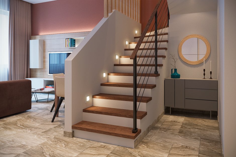 Таунхаус внутри интерьер