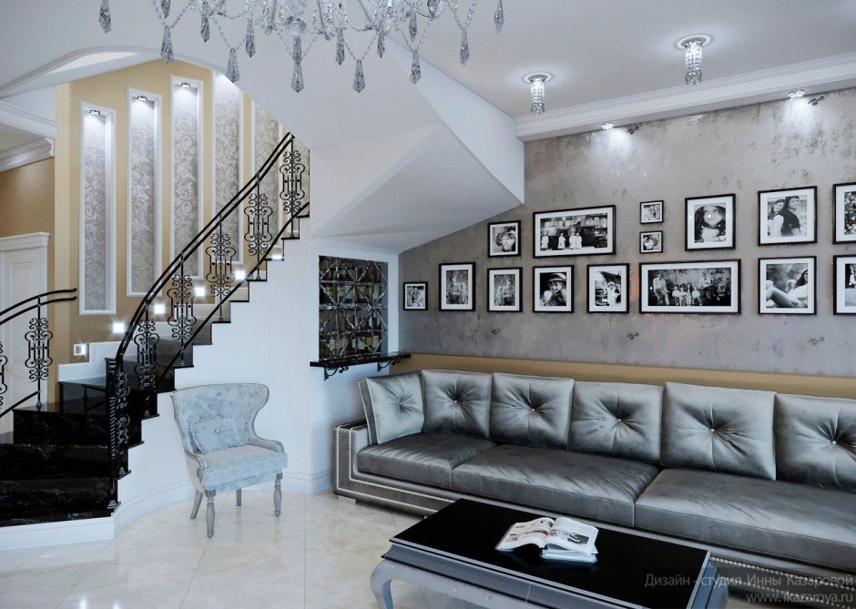 Красивый интерьер таунхауса