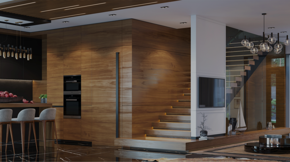 Современная отделка таунхауса