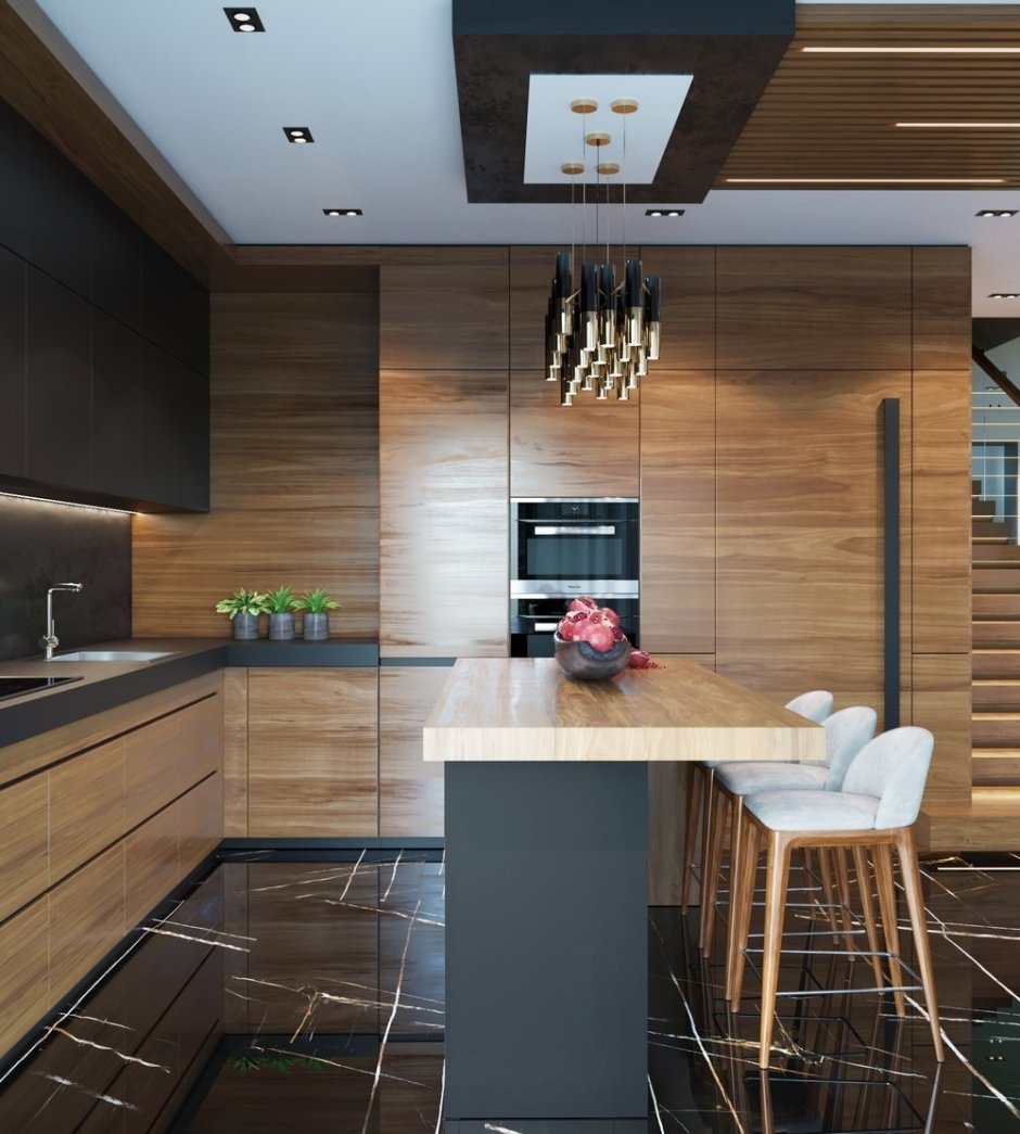 Современный интерьер таунхауса