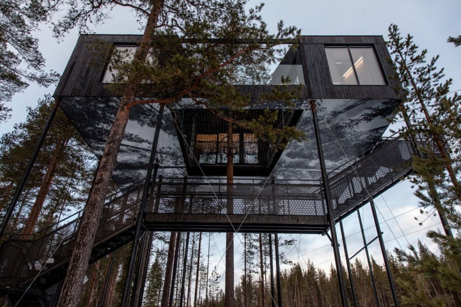 Гостиница на дереве, Швеция (Treehotel)