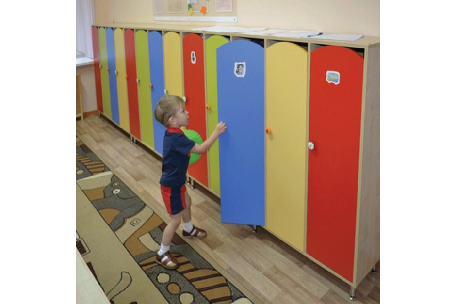 Шкафчики для одежды в детский сад