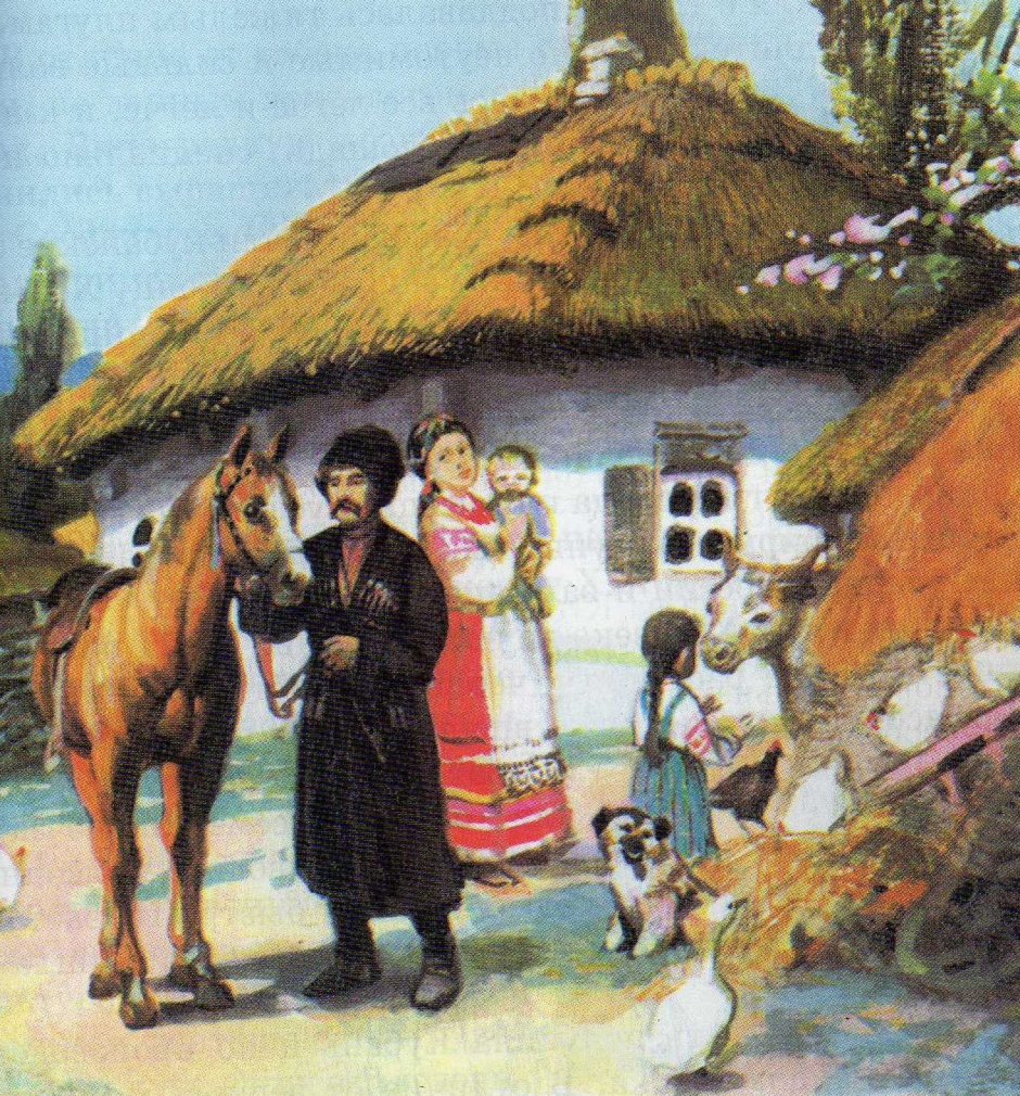 Казачья хата на Кубани