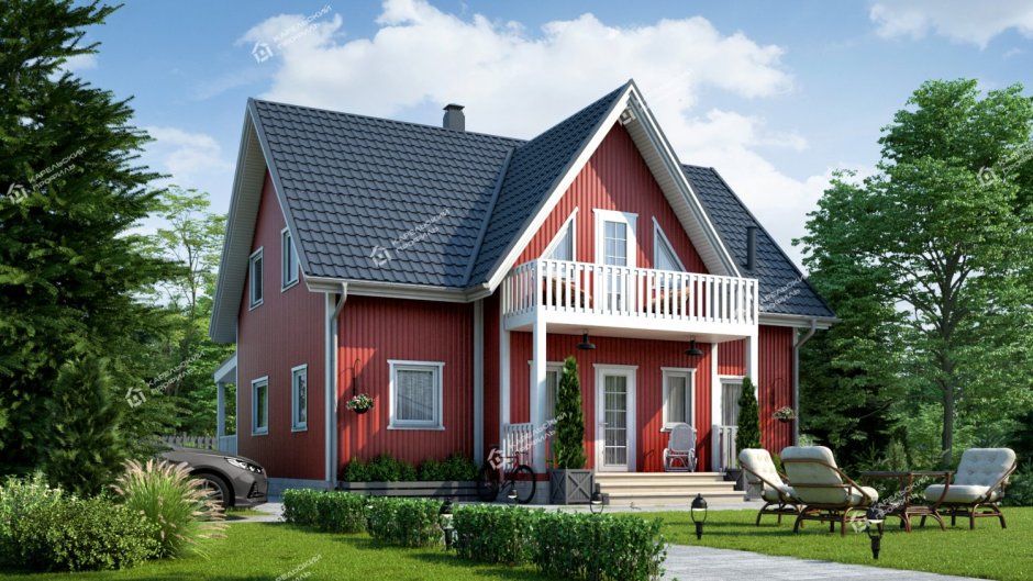 Канадский каркасный дом