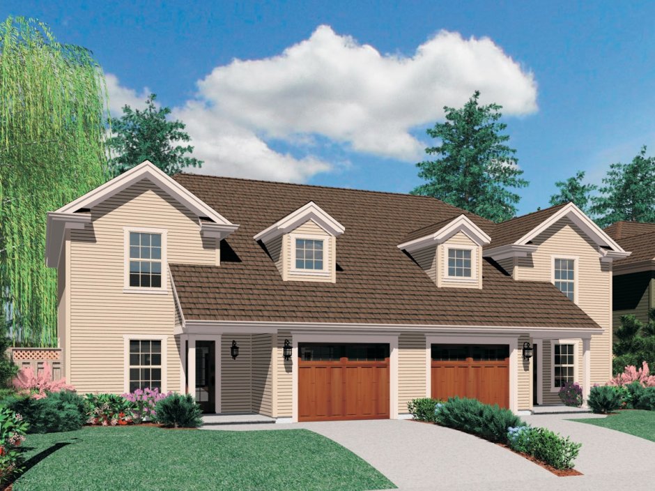 Каркасный дуплекс 160 м2