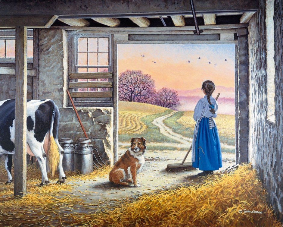 Картины из сельской жизни