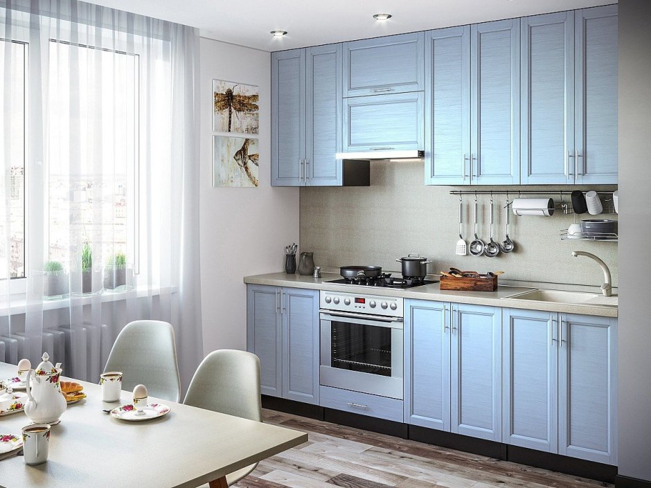 Кухня Сканди Grey Softwood