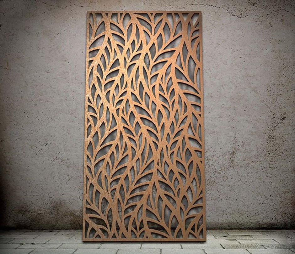 Резная 3d панель plumage