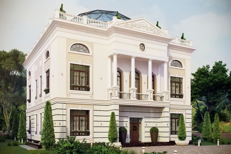 Мерано - проект особняка в стиле Ампир