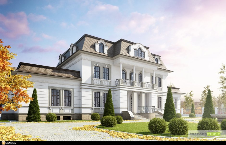 Особняк 3ds Max