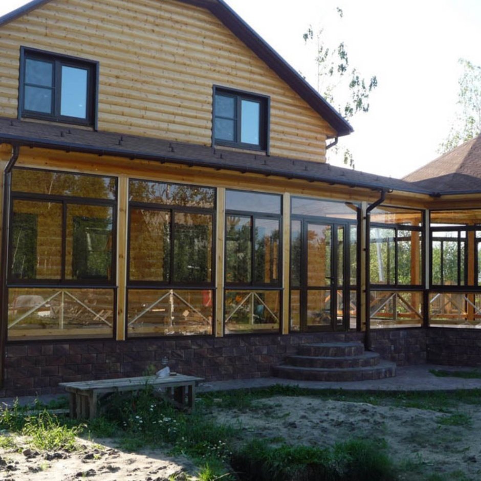 Rehau остекление веранды