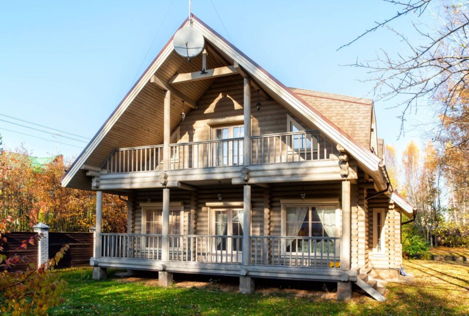 Балкон в деревянном доме
