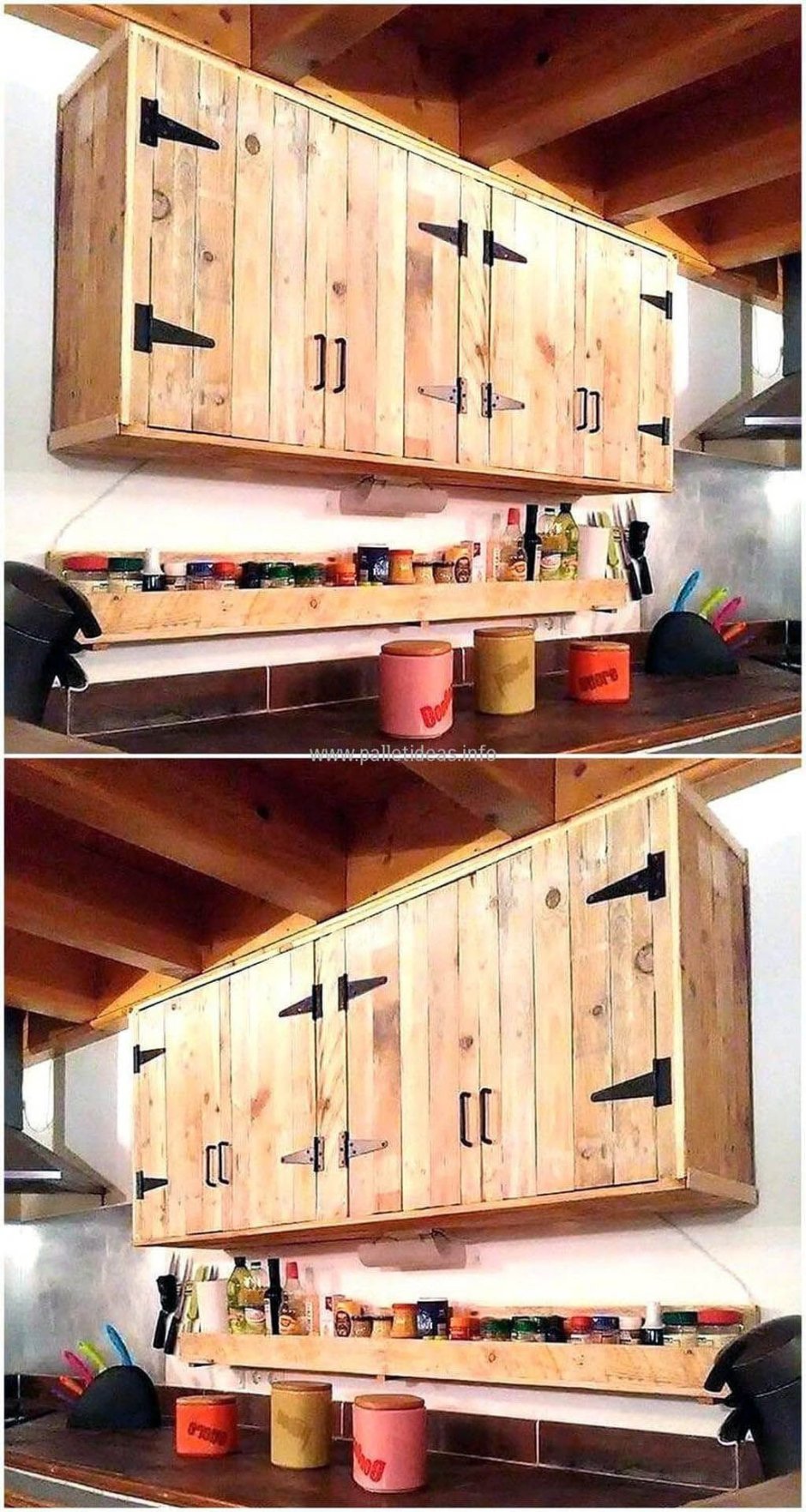 Кухонные шкафы из поддонов