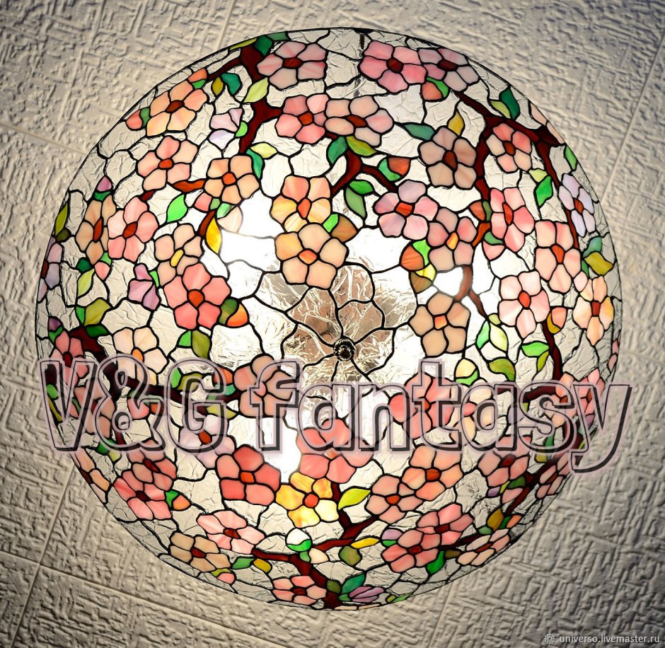 Витраж Тиффани Сакура