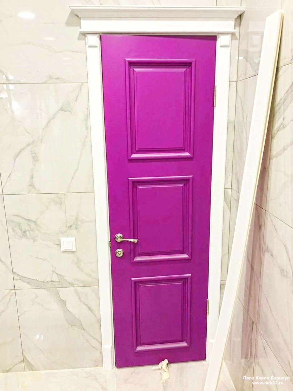Двухцветные двери