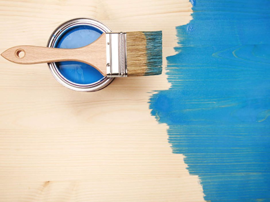 Brush Paint Wood
