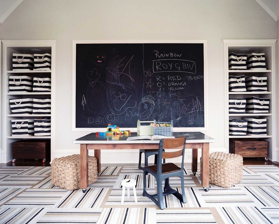 Грифельная доска в детской комнате