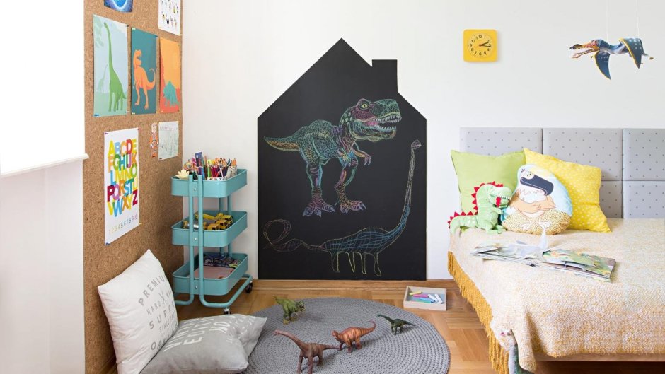 Грифельная стена в детской