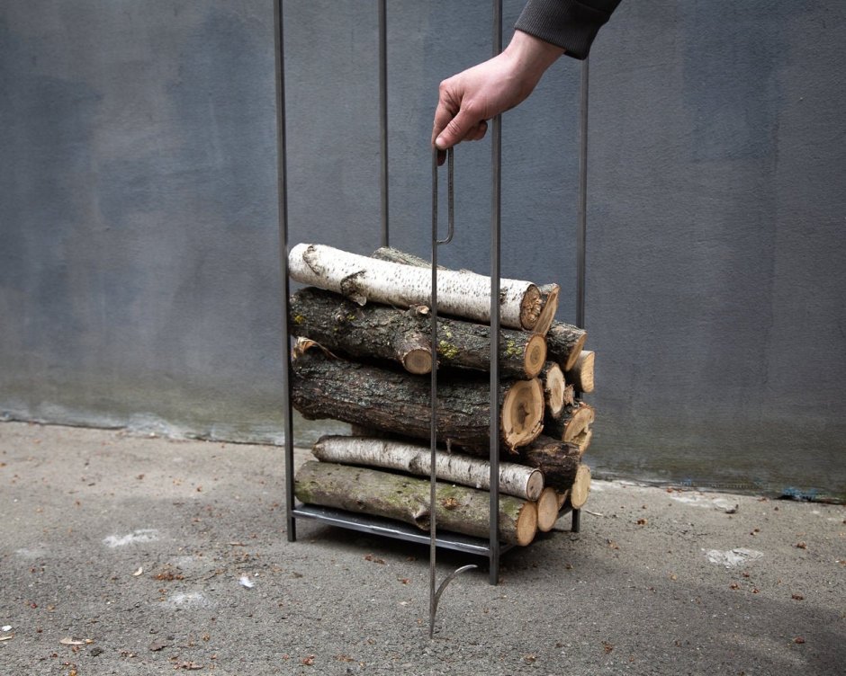 Дровница из арматуры