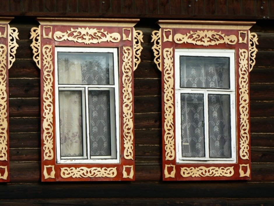 Узорные наличники