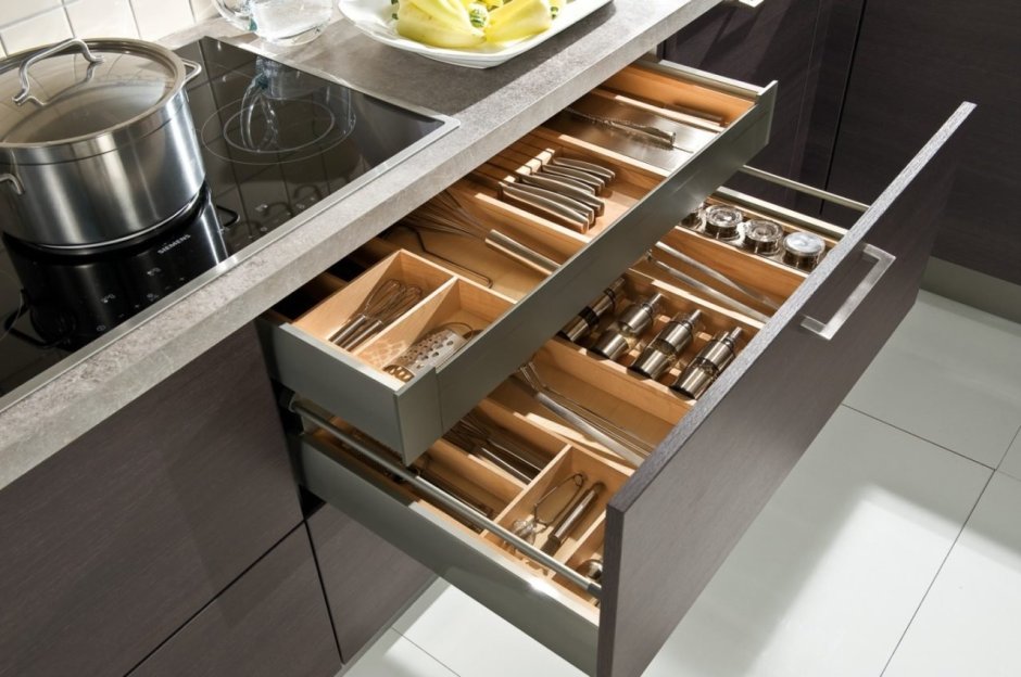 Двойной ящик для столовых приборов Blum