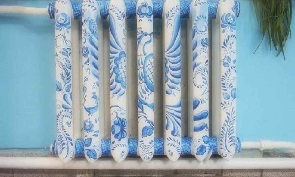 Декорирование чугунных батарей