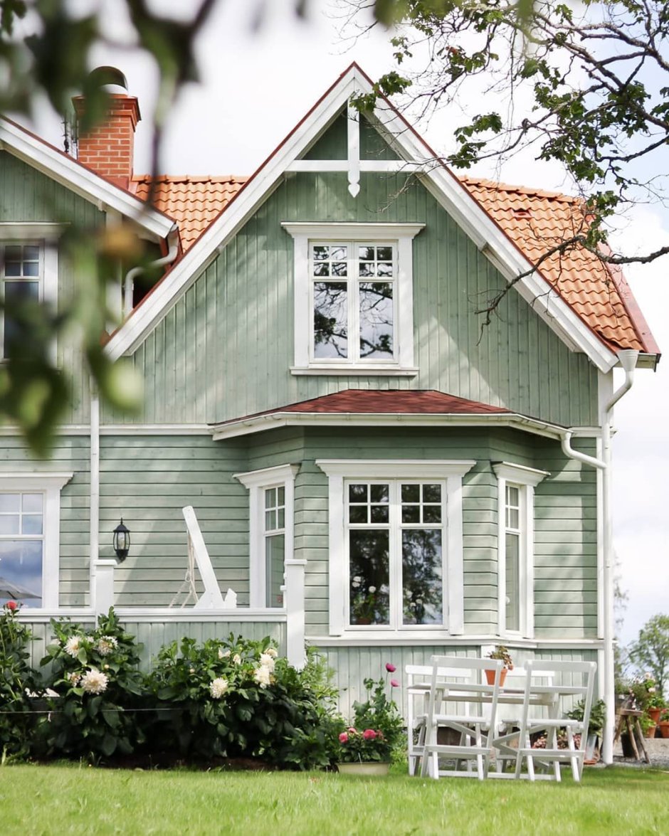 Скандинавская покраска дома