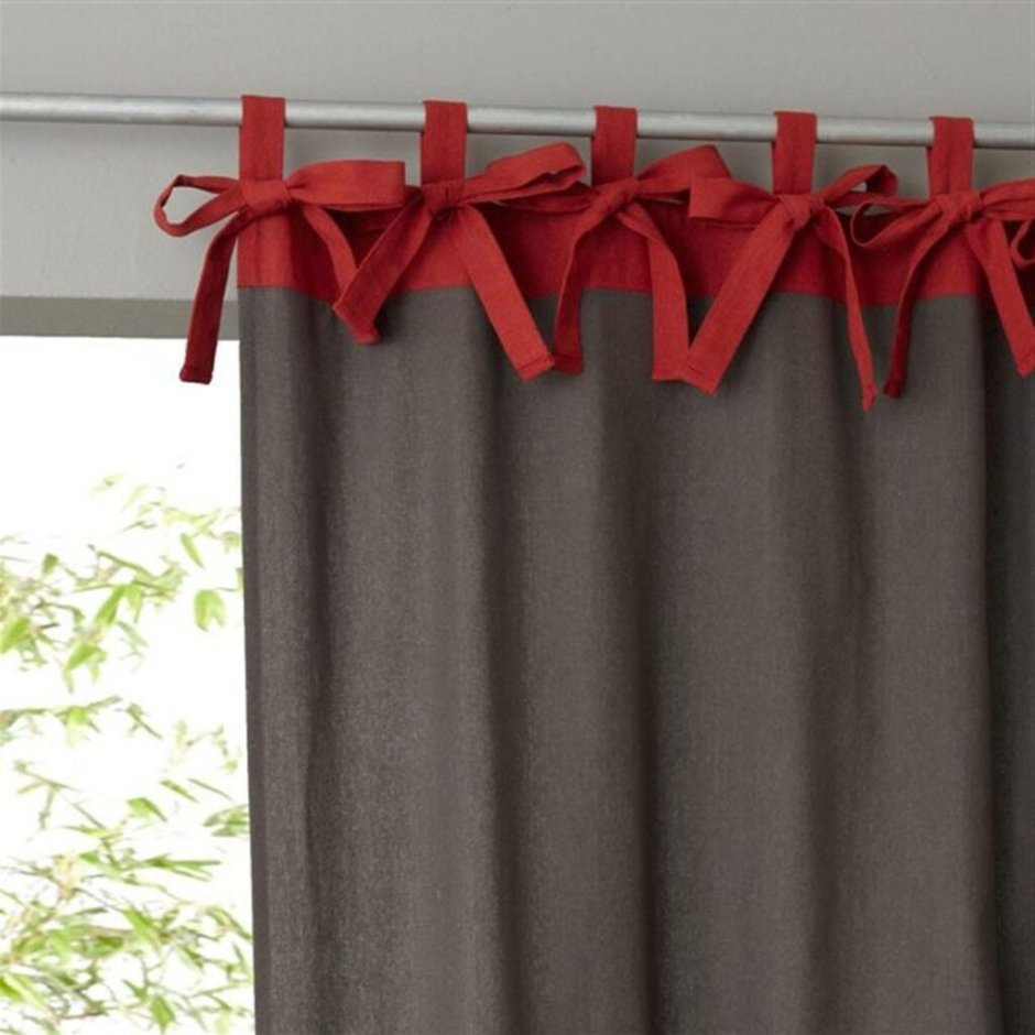 Шторы на завязках
