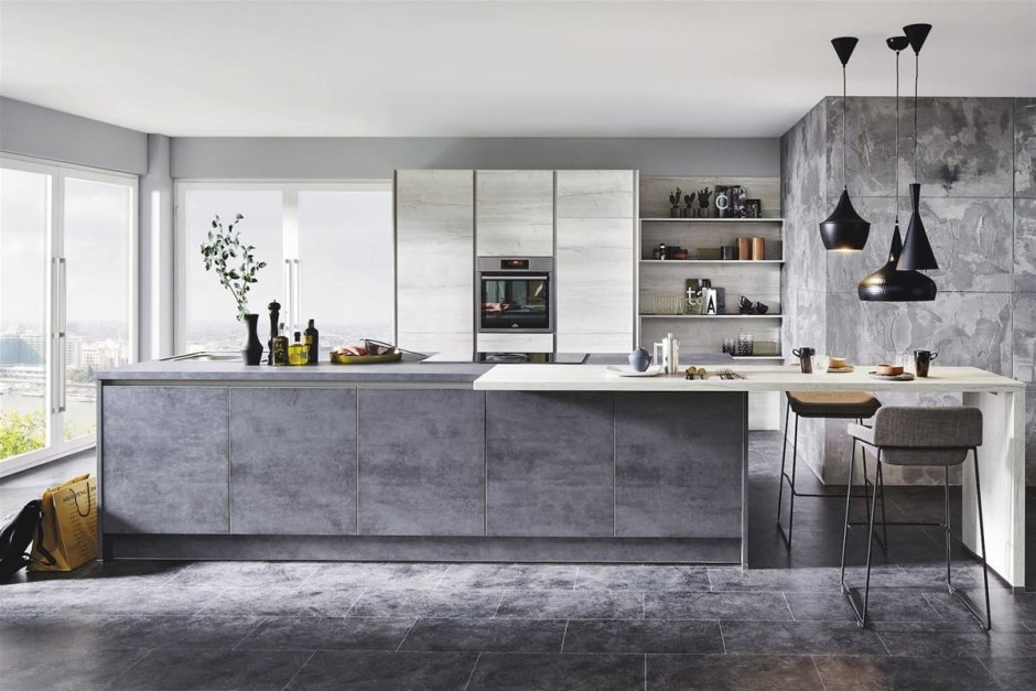 Кухня Riva beton